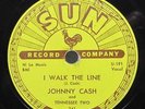 Johnny Cash - 78 - I Walk The Line - Sun 241 Country Bop Classic Shellac HEAR