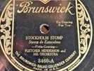 FLETCHER HENDERSON 78 Stockholm Stomp Brunswick 3460 Coleman Hawkins 1927