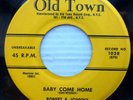 ROBERT & JOHNNY doowop r&r strong VG+ OLD TOWN 45 Don't Do It Baby Come Home WST
