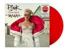 P NK beautiful TRAUMA - Pink Double LP USA TARGET Opague RED VINYL + MP3 Codes