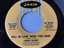 Rare Soul LINDA ELLIOT Fell In Love With You Baby / A Little Girl JOSIE 45 VG++