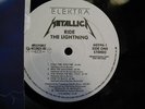 METALLICA RIDE THE LIGHTNING KILLER METAL LP ON PROMO ELEKTRA 9 60396-1  1ST