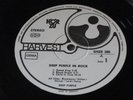 DEEP PURPLE deep purple in rock 1970 SHZE288 FINLAND WHITE LABELS LP EX- RARE