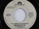 70s Soul 45 CHECKMATES, LTD All Alone By The Telephone POLYDOR promo HEAR