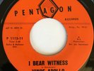 Rare Northern Soul  VINCE APOLLO - I BEAR WITNESS / I CAN'T TURN MY BACK orig 45