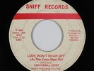 Crossover Soul 45 - Universal Joint - Love Won't Wear Off - Sniff - mp3