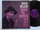 Jackie McLean Makin The Changes New Jazz 8231 DG RVG Jazz Vinyl LP Mal Waldron