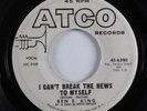 Northern Soul Popcorn 45 BEN E. KING I Can't Break The News ATCO promo HEAR