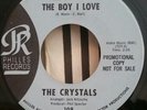 Crystals  Philles 109 HE'S SURE THE BOY I LOVE (RARE) 45 SHIPS FREE / MAKE OFFER