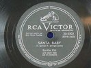 CHRISTMAS 78 nice gift  Eartha Kitt Santa Baby (free xmas 78 also included)