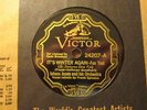 ISHAM JONES – It’s Winter Again / There’s Nothing Left    VICTOR 24207 - 78rpm