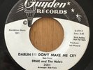 Ernie and Halos - Darlin Don't Make Me Cry - Guyden - PROMO RARE DOO WOP 45 HEAR
