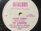 78 RPM Vic Damone SILENT NIGHT /AVE MARIA 1947 Christmas Pop Vocal E  Rare label