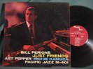 Bill Perkins Just Friends Pacific Jazz LP Record MONO M-401 Art Pepper SCARCE