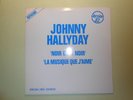 Très rare Johnny Hallyday noir c'est noir disque promo 1982 Near Mint + 6863176