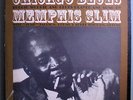 MEMPHIS SLIM & ARBEE STIDHAM CHICAGO BLUES RARE ORIG '59 FOLKWAYS MONO LP w/BOOK