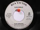 Elvis Presley Blue Christmas Singles Set WL Promo + 3 Diff Label Versions