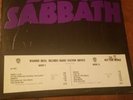 BLACK SABBATH MASTER OF REALITY ORIG LP 1st WL PROMO W/ POSTER 71 VG  TIME STRIP
