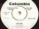 Bill Forbes ?– Once More / Believe 7'' SINGLE 1959 UK COLUMBIA   DEMO PROMO 45