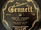 HEAR; ALEX JACKSON AND HIS PLANTATION ORCH. GENNETT CLEAN COPY Missouri Squabble