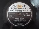 BOBBY DARIN - SPLISH SPLASH - 78 RPM SINGLE ,