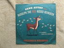 78 RPM Record Holiday Rudolph The Red Nosed Reindeer Gene Autry Columbia