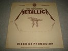 METALLICA Ride the lightning DISCO PROMOCIONAL LP ECUADORYAN Edit 1990