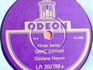 rare turkish 78 RPM-ankara turkusu- karam- guldane hanim-odeon germany 1920's