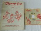 THE CHIPMUNK CHRISTMAS SONG 1958 LIBERTY PROMO45RPM & 1ST PRESS SHEET MUSIC RARE