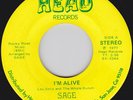 SAGE - IM ALIVE / SONG FOR YVONNE  - US HEAD RECORDS