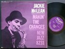 JACKIE MCLEAN Makin' The Changes LP NEW JAZZ NJLP 8231 RVG DG MONO Mal Waldron