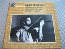 Ginette NEVEU - CHAUSSON DEBUSSY RAVEL French EMI LP