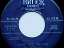 HARPTONES ..... Since I Fell For You/ Oobidee ... 1st Press 45 on BRUCE 113