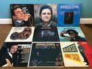 Lot: 9 JOHNNY CASH LPs GREATEST HITS LOVES NUT SHOW BITTER TEARS WALK LINE ROUND