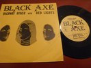 BLACK AXE HIGHWAY RIDER / RED LIGHTS 1980 METAL RECORD MELT1 NWOBHM RARE EX