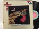 Jon Appleton & Don Cherry LP Human Music FLYING DUTCHMAN EX free jazz electronic