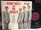 BUDDY HOLLY & THE CRICKETS vinyl LP CORAL CRL 57405 1st press MAROON LABEL VG/EX