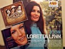 Loretta Lynn Icon Vinyl Record + Greatest Hits Cd + Classic Country Jukebox CD