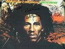 BOB MARLEY LP SIGNED BY PETER TOSH JUNIOR MARVIN +1 CERTIFICATE INCLUDED