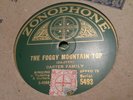 RARE CARTER FAMILY THE FOGGY MOUNTAIN TOP & MY CLINCH MOUNTAIN ZONOPHONE 5493