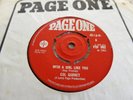 COL GARNET  -  WITH A GIRL LIKE YOU  /  MONDAY, MONDAY - UK  PAGE ONE 002 (1966)