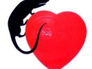 EX  RATT YOU'RE IN LOVE SHAPED VINYL PICTURE PIC DISC MOTLEY CRUE POISON JOVI