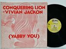 Vivian Jackson YABBY YOU and The Prophets LP CONQUERING LION 1977 RARE Reggae JA