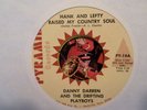 PYRAMID 45 RECORD/DANNY DARREN/TAKE THESE CHAINSFROM HEART/HANK AND LEFTY/SIGNED