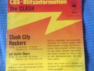 The Clash Clash City Rockers German Promo Blitzinformation  Very Rare