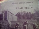 Lead Belly-78 Album of 5 records+ booklet-Negro Sinful Songs