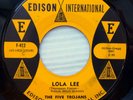 The FIVE TROJANS doo-wop EDISON INT'L 45 Lola Lee vg+ b/w Little Doll vg++ D1169