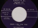 HARPTONES, WILLIE WINFIELD: Since I Fell For You BRUCE Doo Wop 45