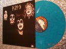 KISS S/T First Lp Blue Vinyl United Kingdom Re-Pressing