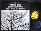 JOHN COLTRANE TADD DAMERON Mating Call LP PRESTIGE 7247 DG MONO NJ RVG DG MONO